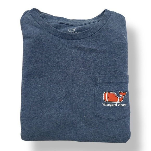 Vineyard Vines | Long Sleeve Football Logo Tee (S) 🏈 - Picture 4 of 5